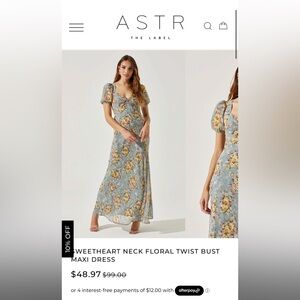 ASTR Floral Maxi